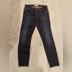 Madewell 8” mid-rise skinny jeans, size 28